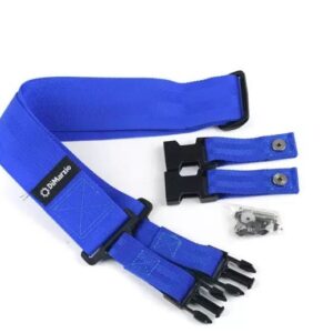 Dimarzio ClipLock 2" Nylon Strap in Blue