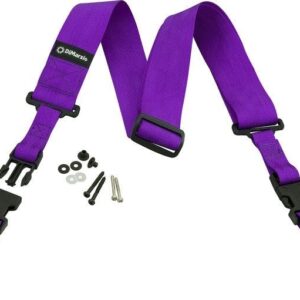 Dimarzio ClipLock 2" Nylon Strap in Purple