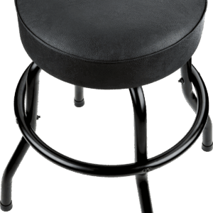 Fender Embossed Black Logo 24" Barstool in Black