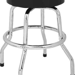Fender Custom Shop Chevron Logo 30" Barstool in Black Chrome