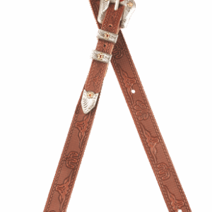 Gretsch Vintage Tooled Leather Strap in Walnut