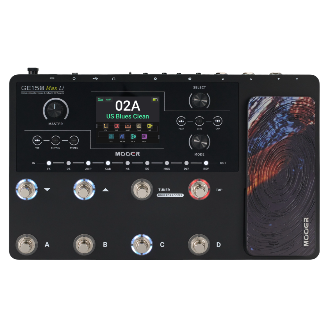 Mooer GE150 Max Li Rechargeable Multi FX Guitar Pedal