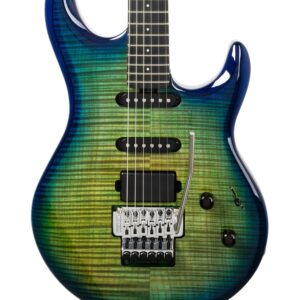 Music Man Ball Family Reserve Luke 4 HSS Floyd Rose in Green Tide
