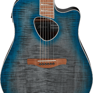Ibanez Altstar Series Electro-Acoustic Flamed Maple Top Blue Doom Burst High Gloss