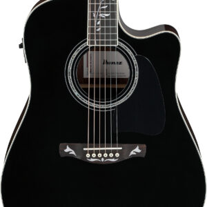 Ibanez AW391RCE-BKH AW Series Dreadnought Electro-Acoustic with Black Top