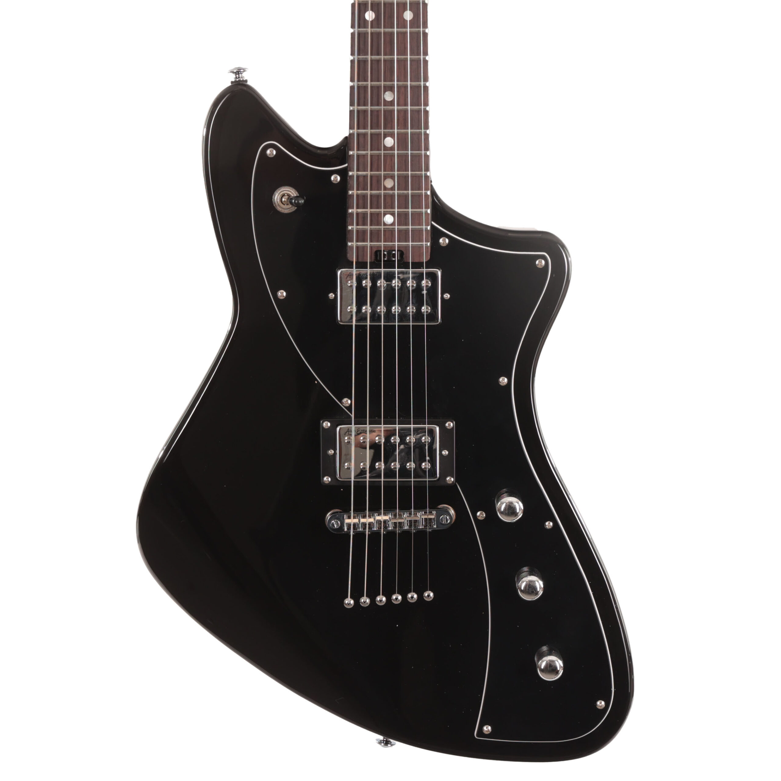 B Stock : Soloking SJT200 HH in Black with Entwistle Darkstar Pickups 004