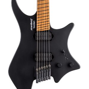 Strandberg Boden Standard N2 6-String Electric Guitar in Black Satin Metallic