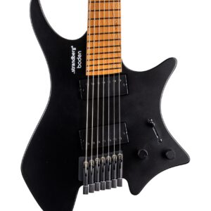 Strandberg Boden Standard N2 7-String Electric Guitar in Black Satin Metallic