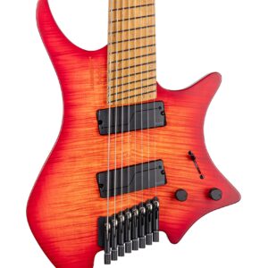 Strandberg Boden Original N2 8-String Electric Guitar in Sunset Coral Burst Satin