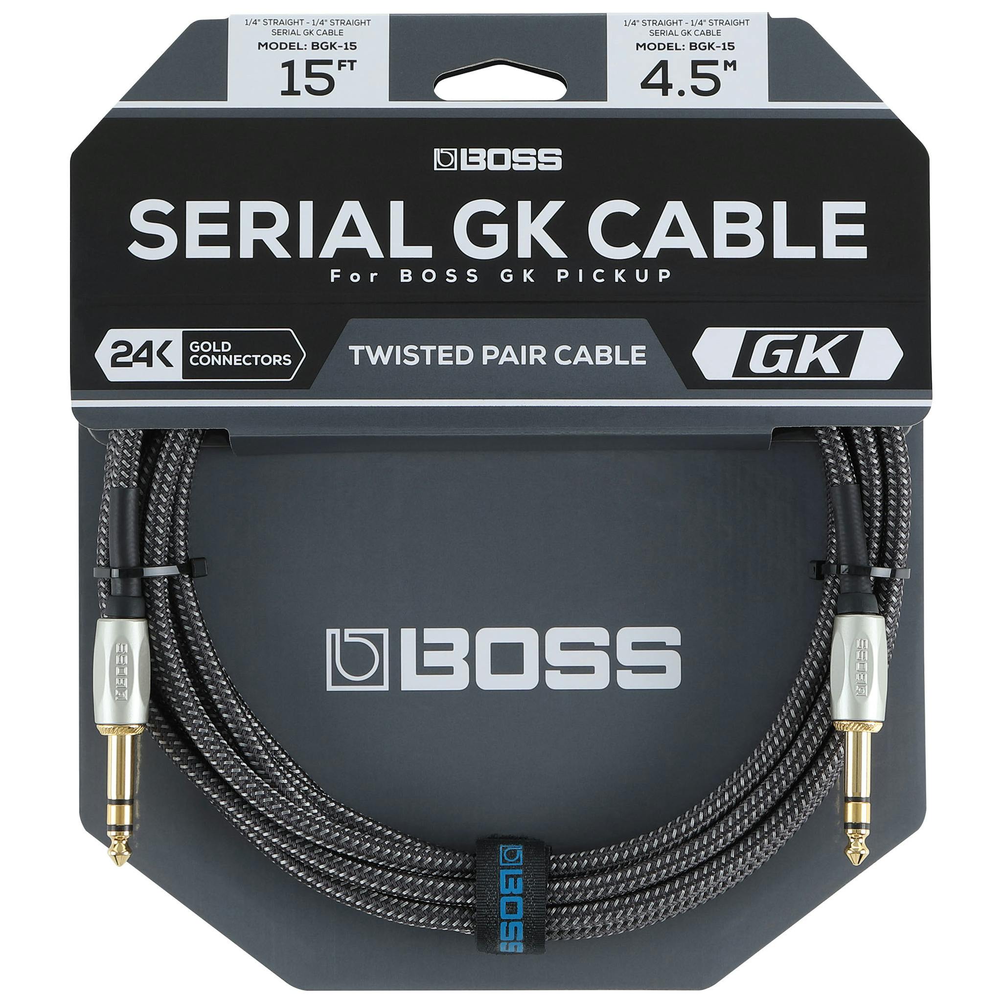 Boss BGK-15 Serial GK Cable - 15 ft./4.5 m