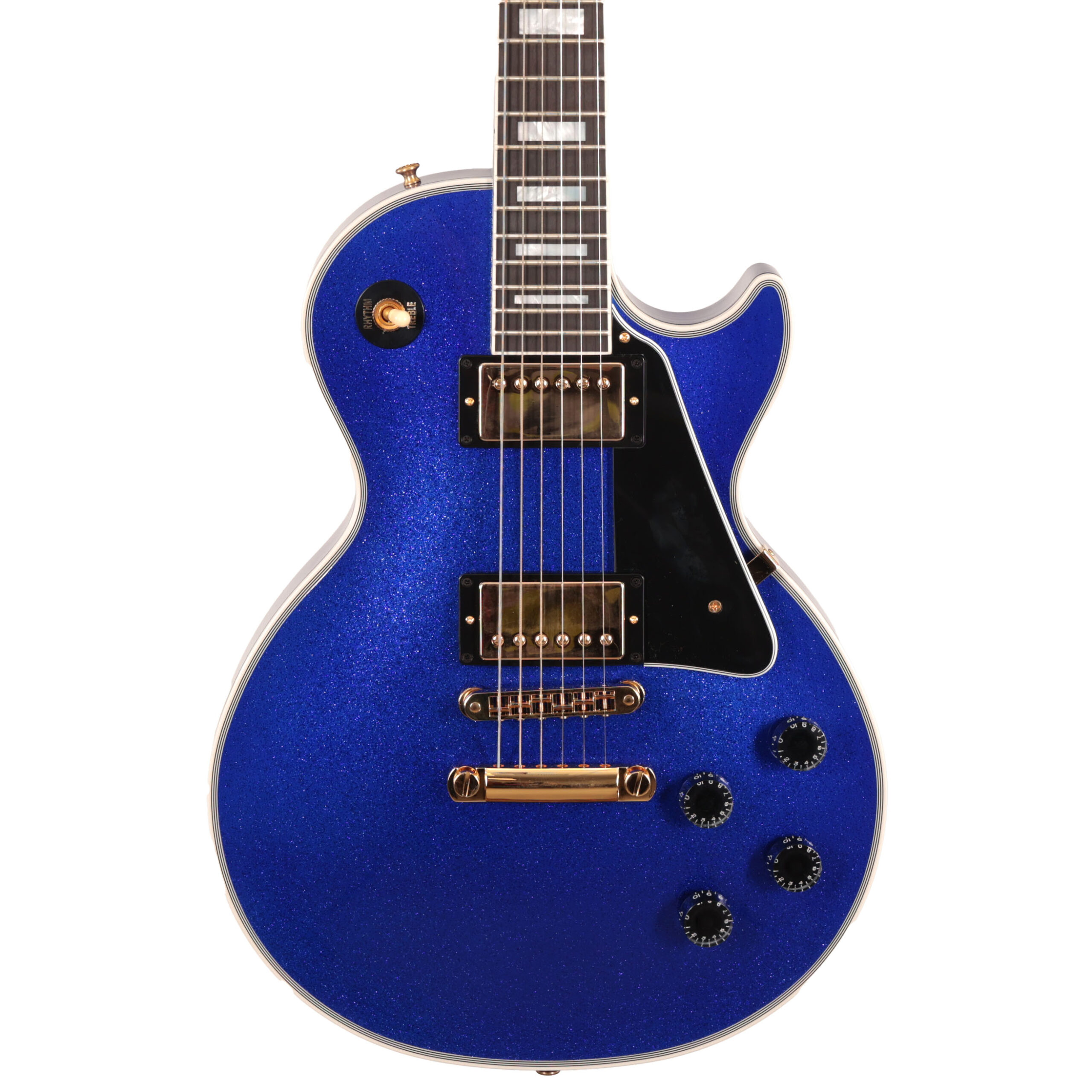 Gibson Custom Shop Les Paul Custom in Dark Blue Sparkle Gloss