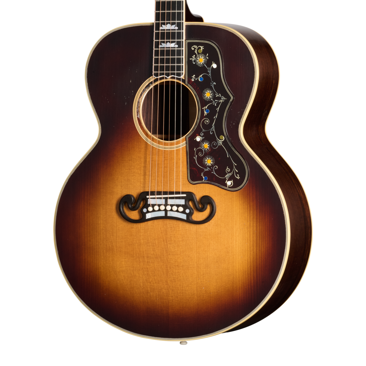 Gibson Custom Shop Prewar SJ-200 Rosewood Acoustic Guitar in Light Aged Vintage Sunburst