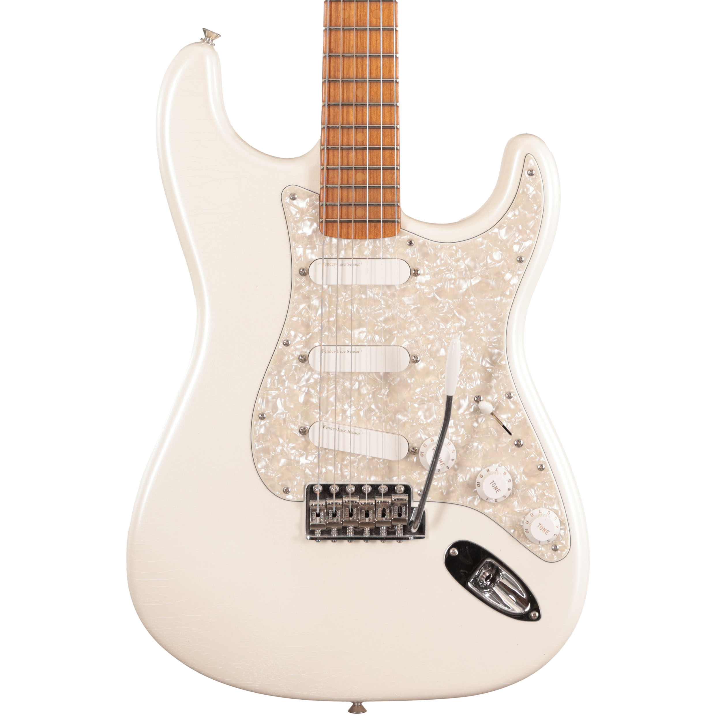 Fender Custom Shop '65 Stratocaster Closet Classic with Clapton Boost in Pearl White