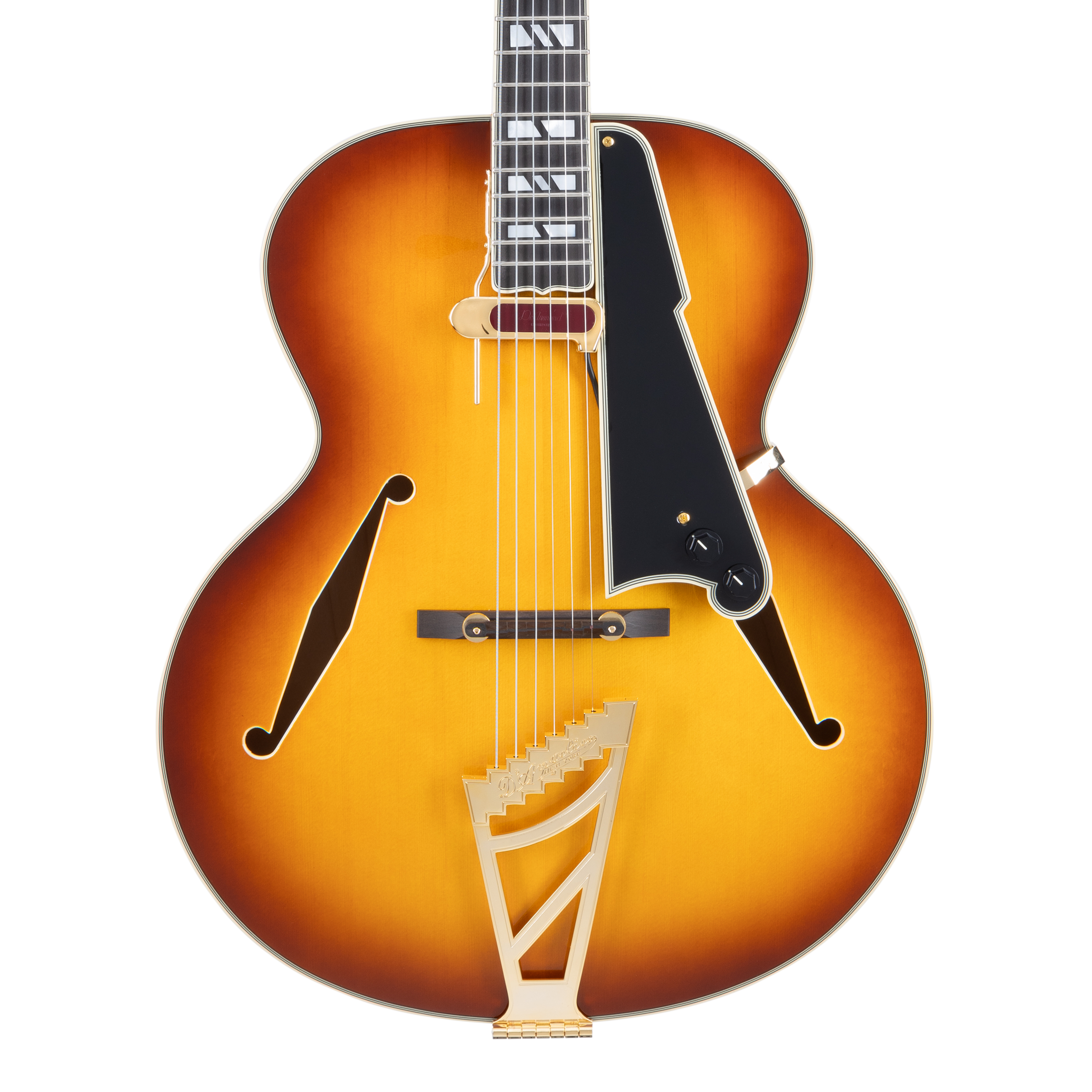 D'angelico Excel Style B in Dark Iced Tea Burst