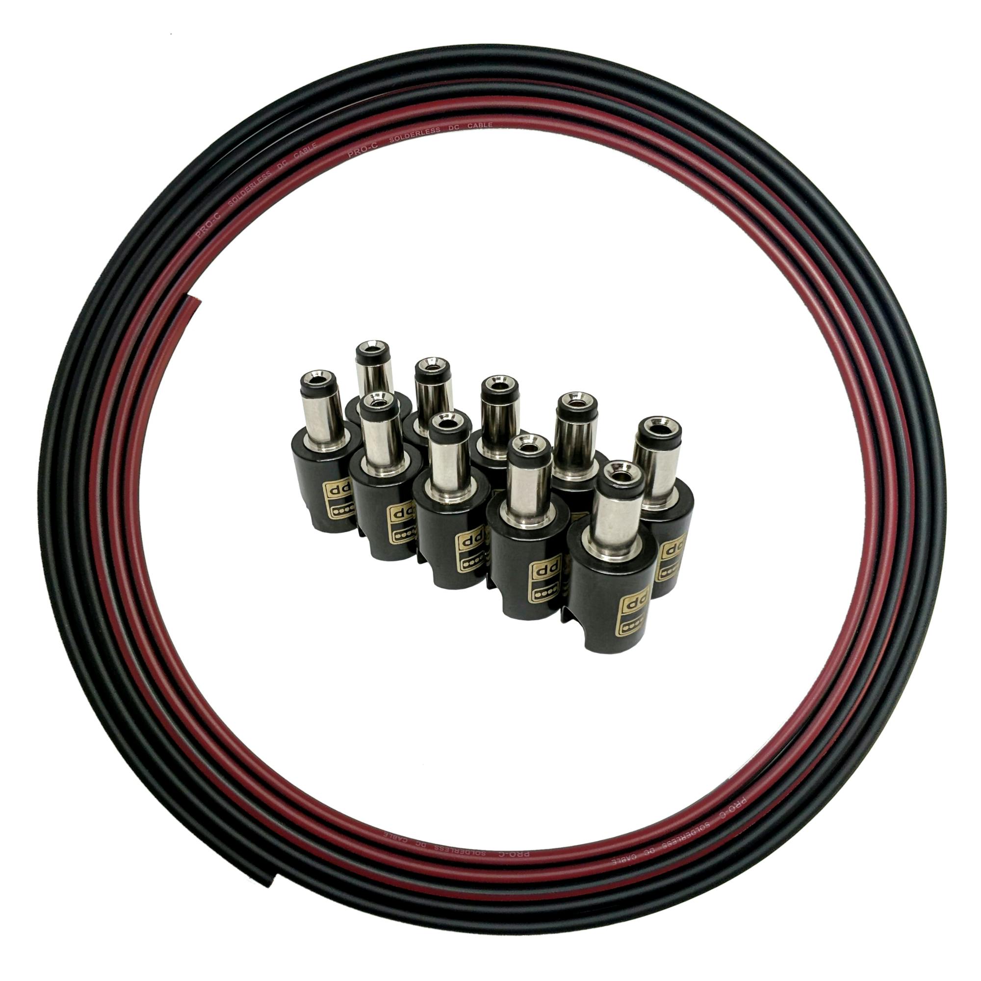 PedalPatch Solderless Pedal DC Cable Kit