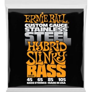 Ernie Ball Hybrid Slinky Stainless Steel 45-105 Bass Guitar Strings