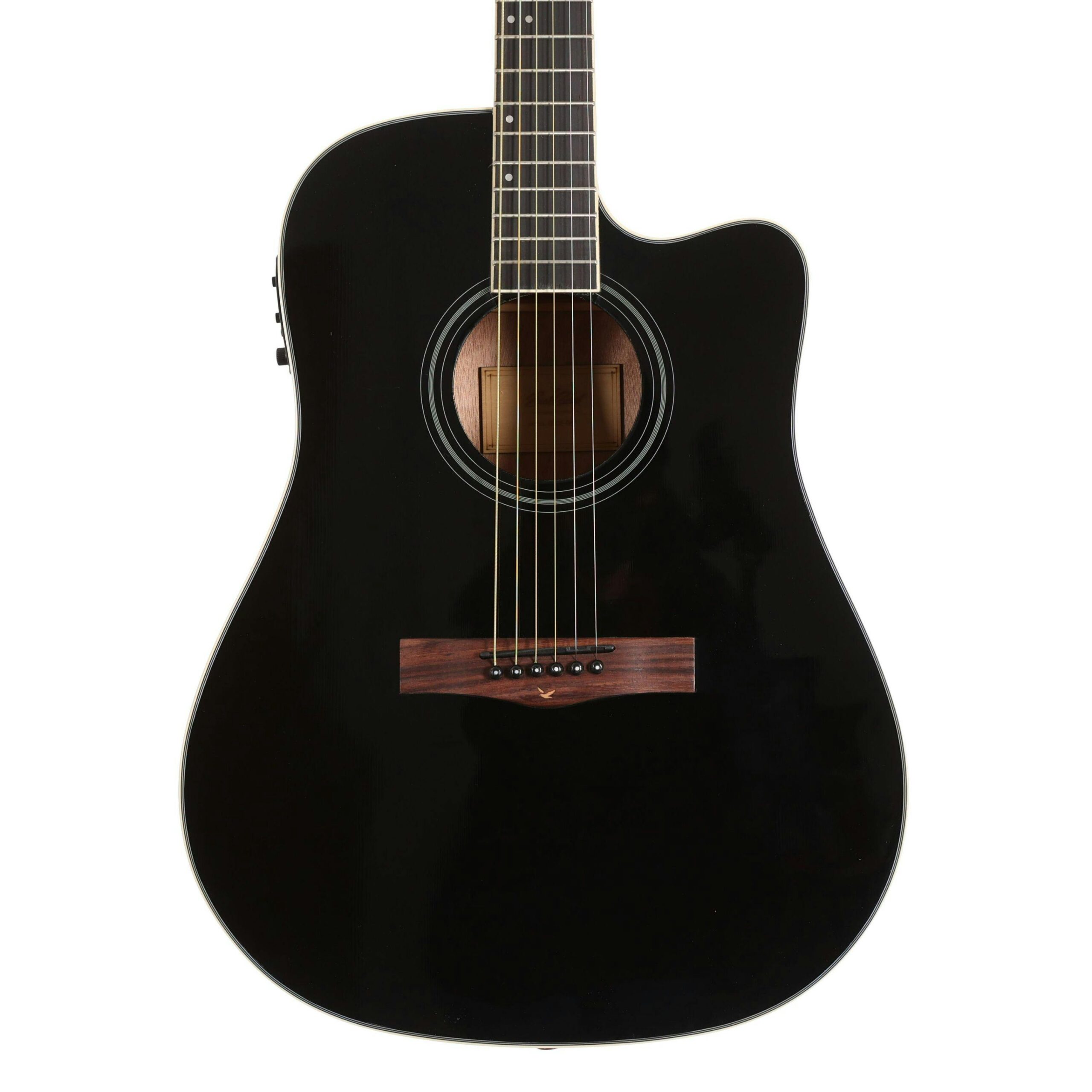 EastCoast D1CE Dreadnought Electro Acoustic in Gloss Black