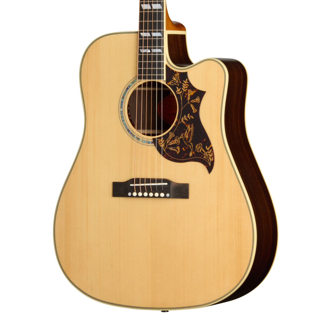 Epiphone Inspired By Gibson Custom 1960 Hummingbird Deluxe EC In Natural