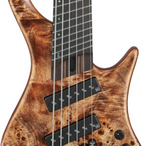 Ibanez EHB1506MS-ABL Multiscale 6-String Bass Guitar in Stained Antique Brown
