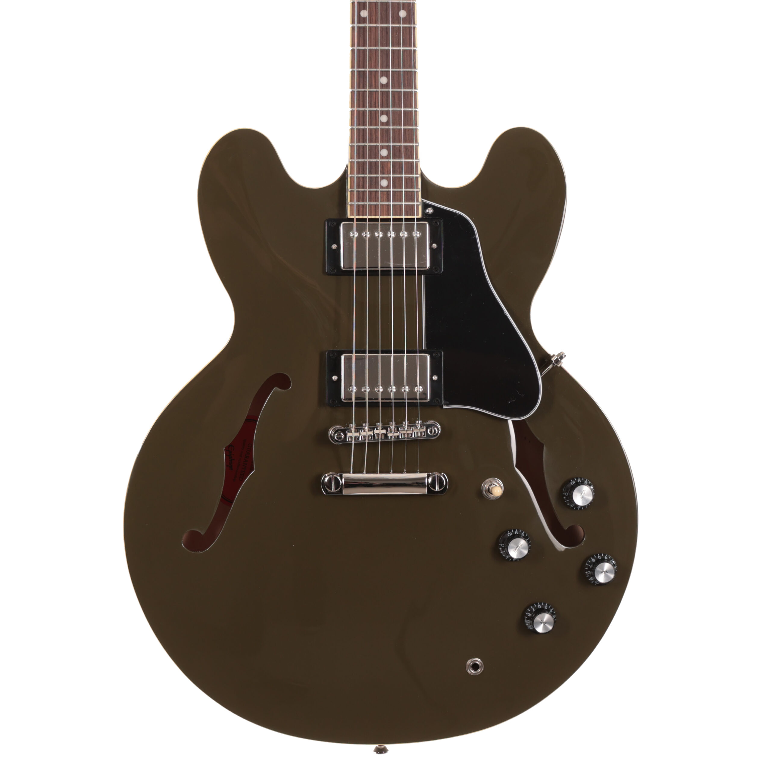 Epiphone ES-335 in Olive Drab With Gigbag