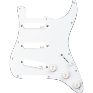EMG DG20 David Gilmour Set of Pickups & Pickguard White Pickups & White Pickguard