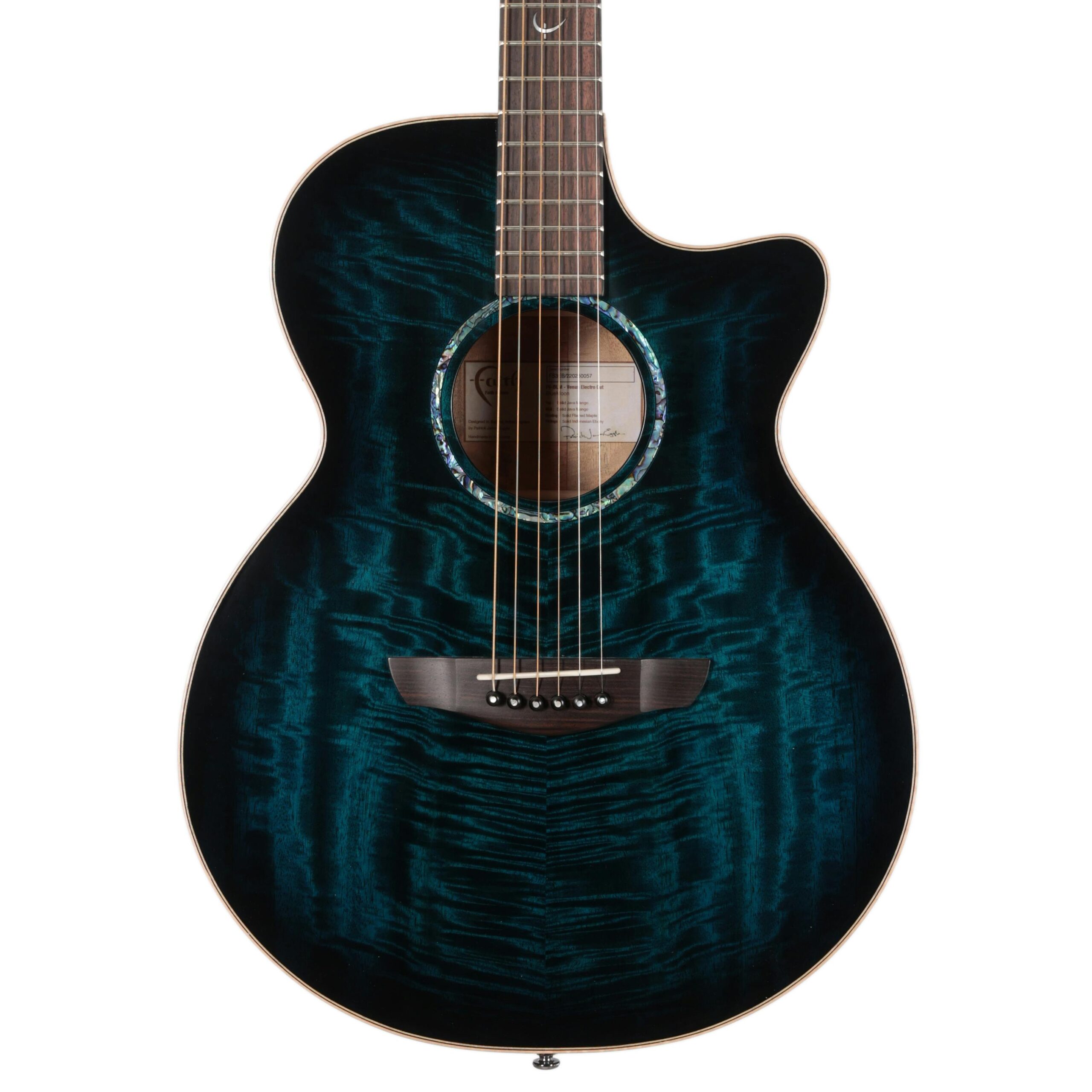 Faith Venus Blue Moon Burst Mango Electro Acoustic with Hardcase