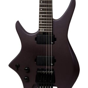 Hils HN3 Left-Handed Electric Guitar in Satin Metallic Deep Purple