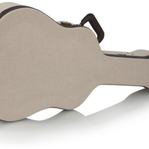 Gator Cases Journeyman Deluxe Wood Case for Dreadnought Guitars with Burlap Exterior