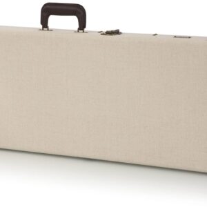 Gator Cases Journeyman Deluxe Wood Case for Electric Guitars with Burlap Exterior