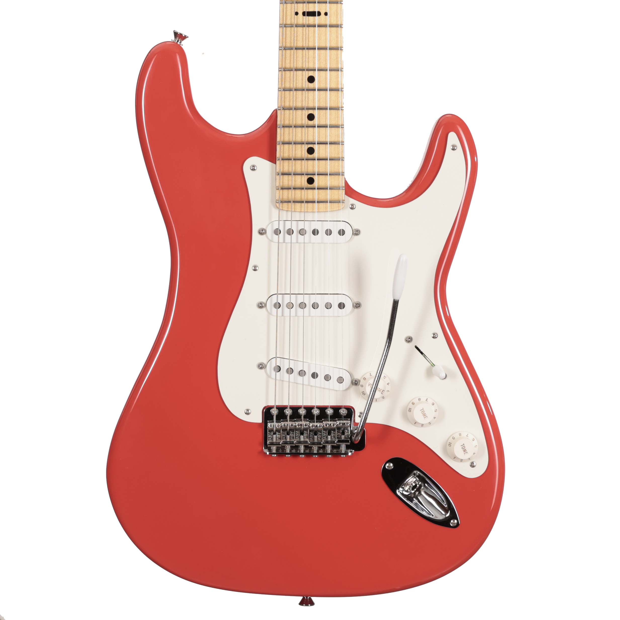 Hansen Guitars S-Style Electric Guitar in Fiesta Red