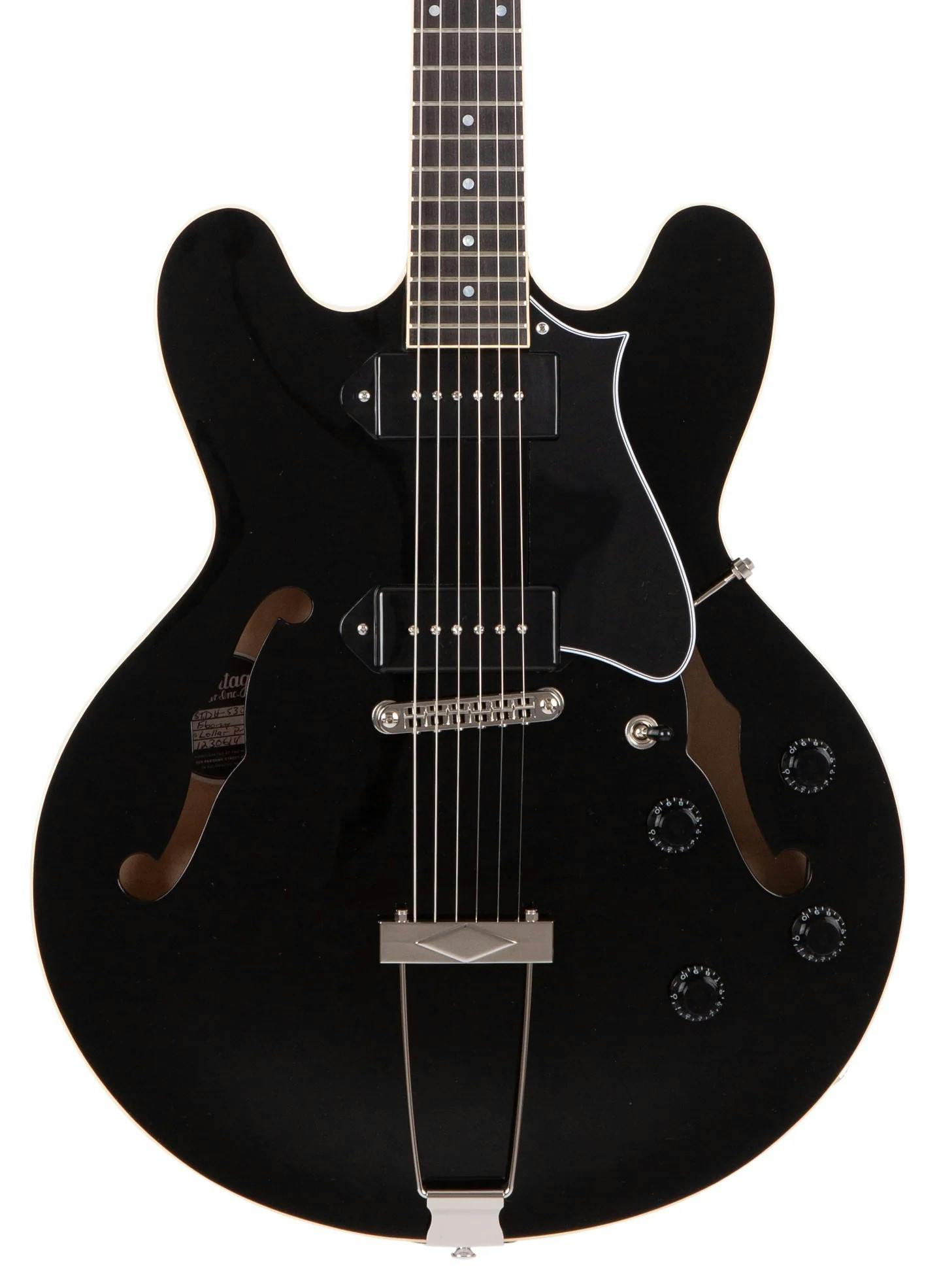 Heritage Standard Collection H-530 Hollowbody Electric Guitar in Ebony