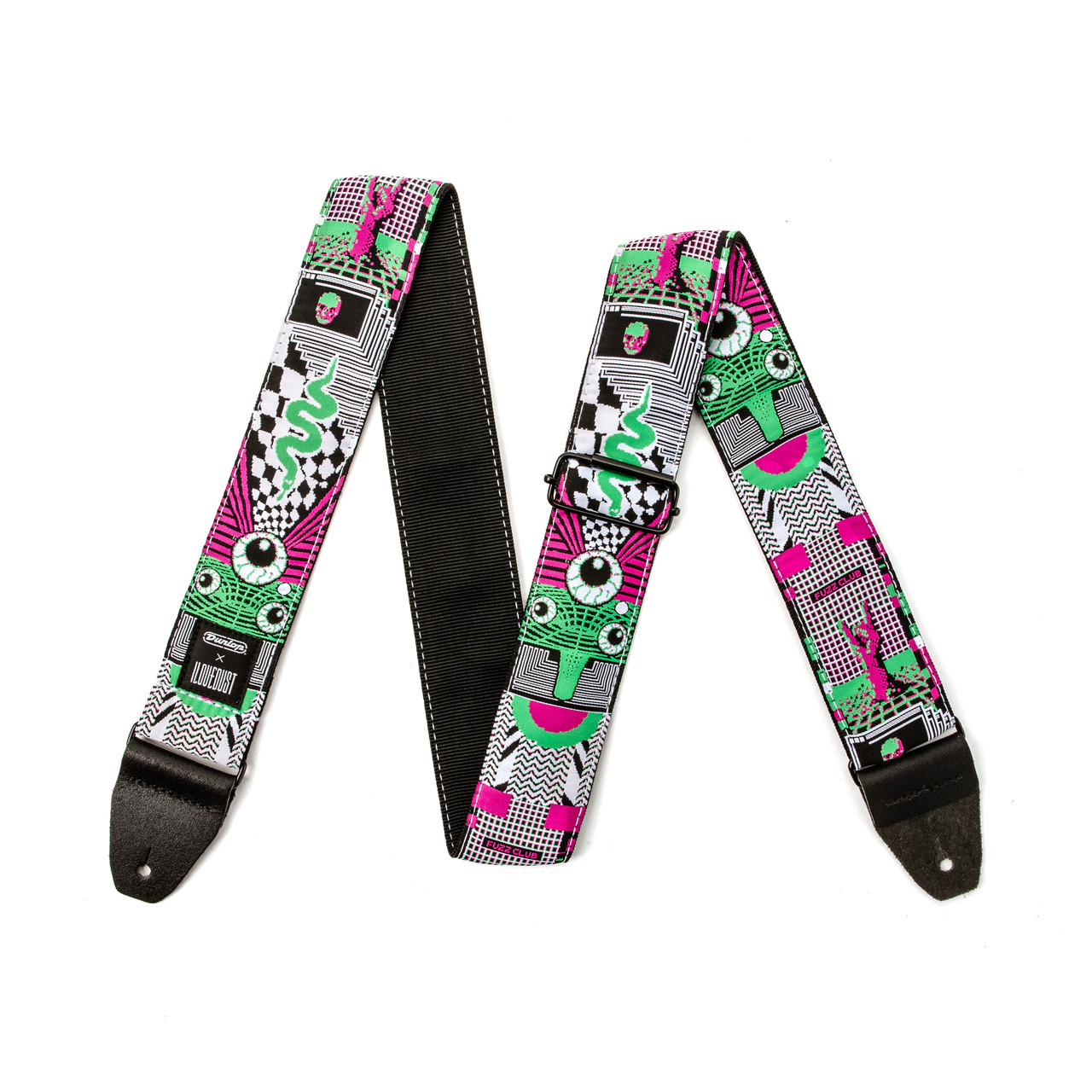 Jim Dunlop ILOVEDUST Mnemonic Fuzz Guitar Strap