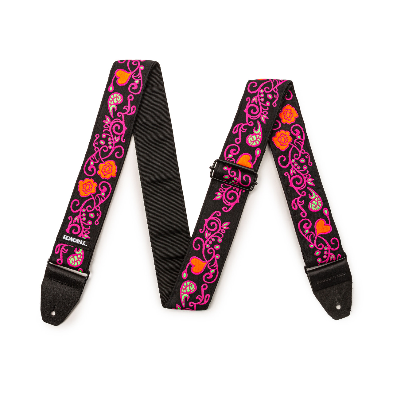 Jim Dunlop Jimi Hendrix Blacklight Monterey Pink Guitar Strap