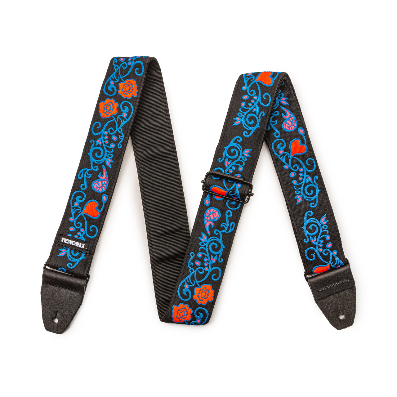 Jim Dunlop Jimi Hendrix Blacklight Monterey Blue Guitar Strap