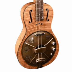 Johnson 860E Parlour Electro Acoustic Resonator Flamed Okoume
