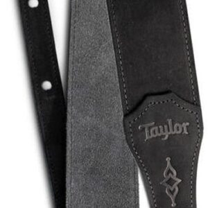 Taylor Gemstone Strap Sanded Suede Black