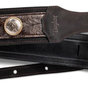 Taylor Grand Pacific Strap Black Leather Ni Concho