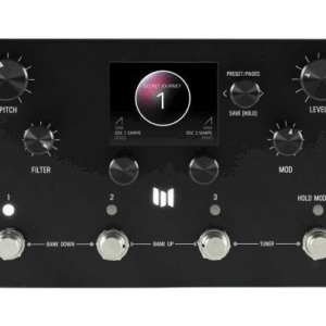 Meris Enzo X Multi-Voice Synthesizer Pedal in Black