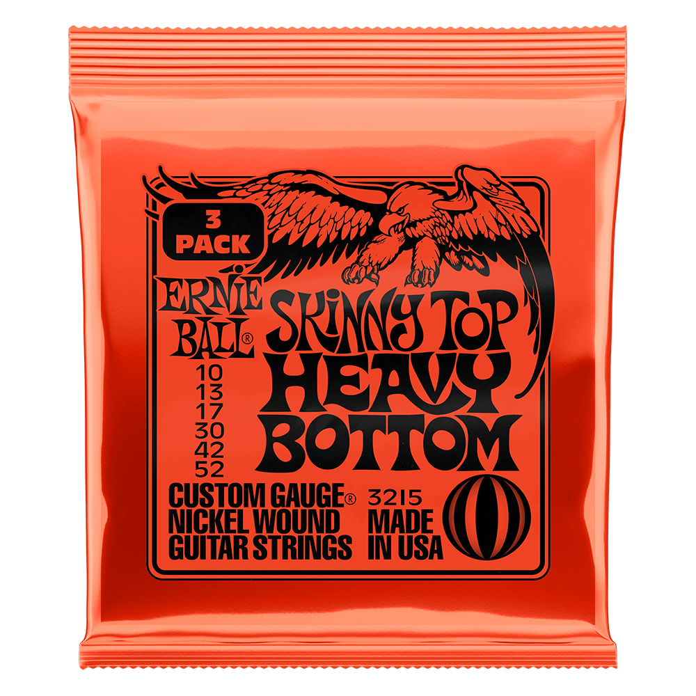 Ernie Ball SKINNY TOP HEAVY BOTTOM 10-52 (3 SET PACK)