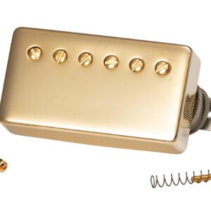 Gibson Custombucker Plus Double Black Humbucker Pickup with Gold Cover