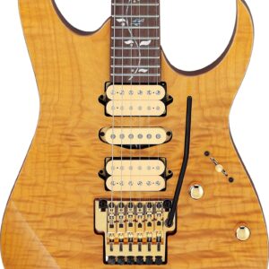 Ibanez RG8570EM-NT RG J Custom Exotic Maple Top Electric Guitar in Natural