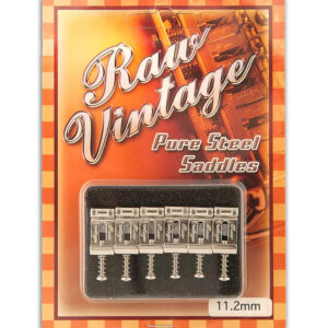 Raw Vintage RVS-112 Fender USA Type Pure Steel Saddles