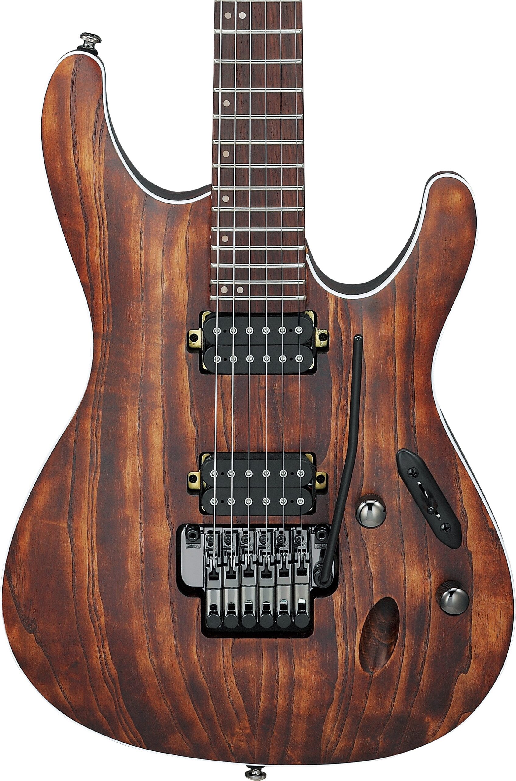 Ibanez S520AH-ABS S Series HH Edge-Zero II Electric Guitar in Antique Brown Sunburst
