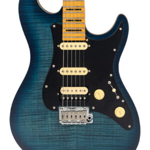 Sire Larry Carlton S7 FM New Gen Electric Guitar in Transparent Blue Maple Neck