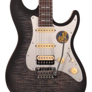 Sire Larry Carlton S7 FM New Gen Electric Guitar in Transparent Black Rosewood Board