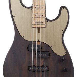 Schecter Model-T 4 Exotic Bass Guitar in Natural Satin Ziricote