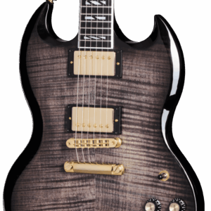 Gibson USA SG Supreme Electric Guitar in Translucent Ebony Burst