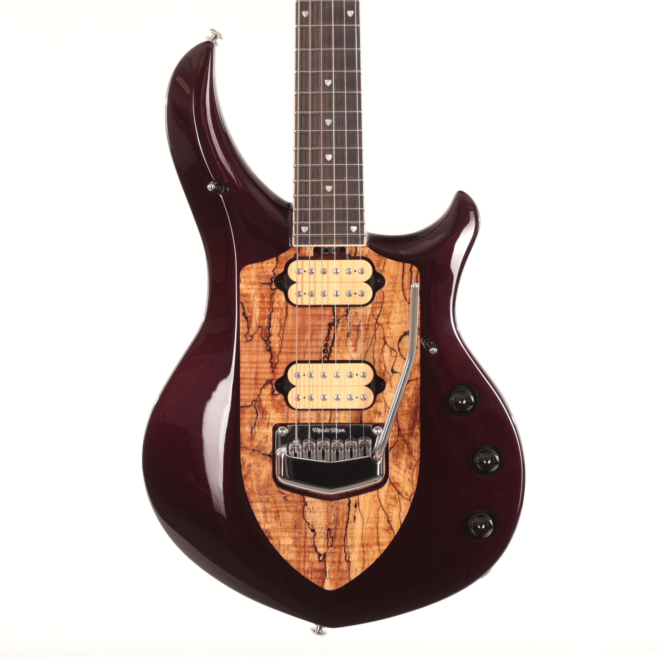 Second Hand Music Man Majesty BFR in Joker Red, Spalted Maple 744