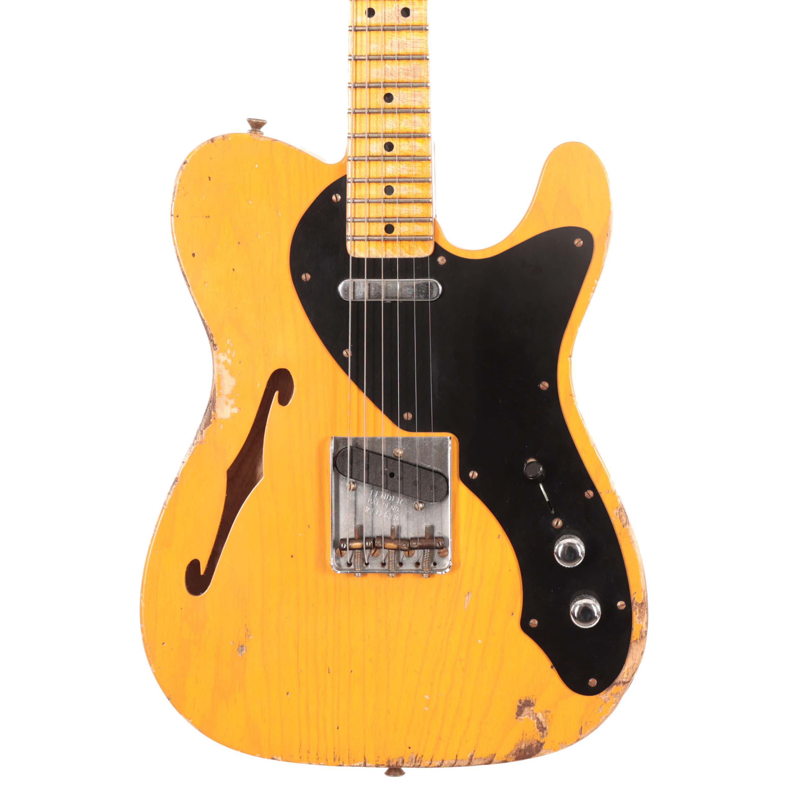 Second Hand Fender Custom Shop Thinline Tele Heavy Relic in Butterscotch 851