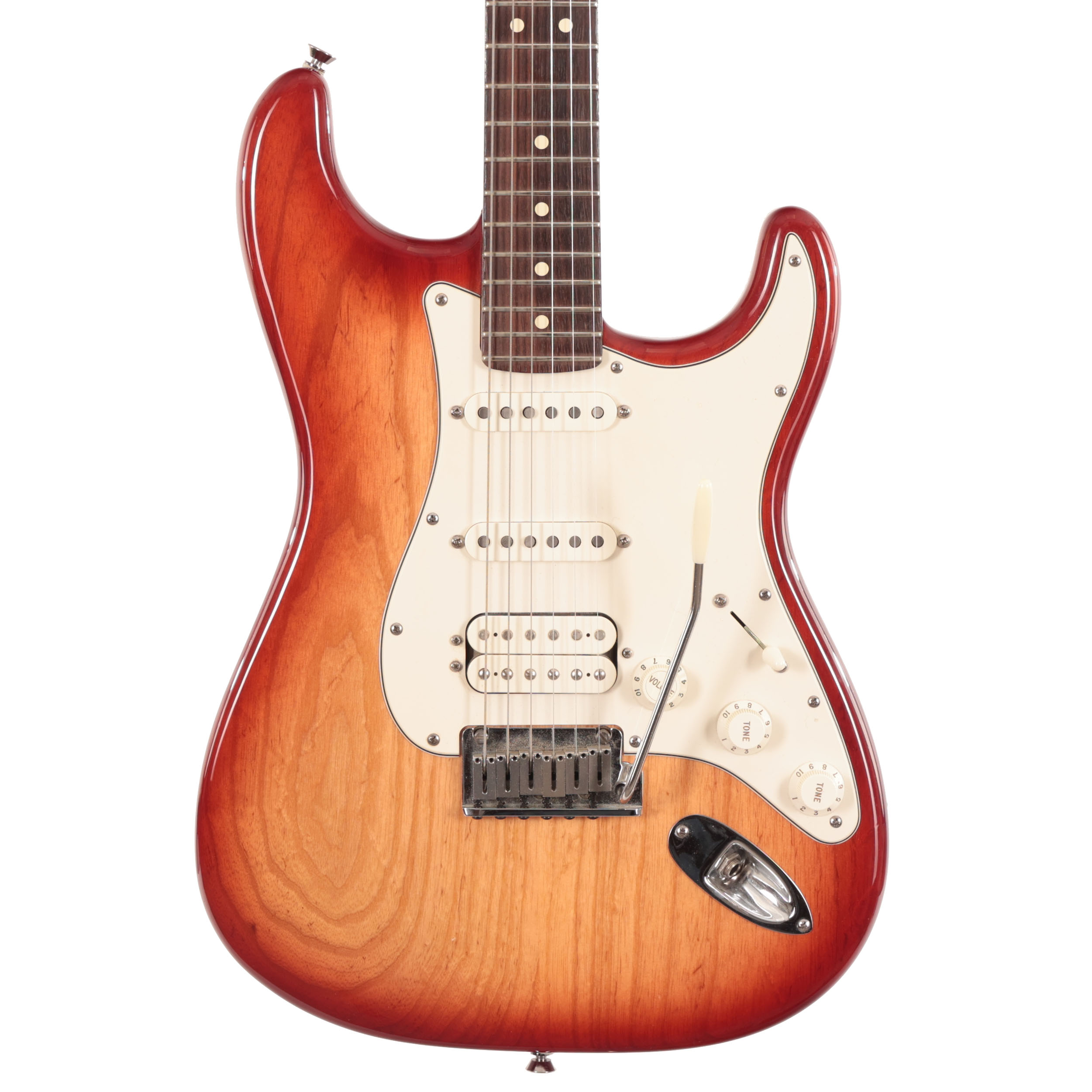 Second Hand Fender American Standard Stratocaster HSS in Sienna Sunburst 035